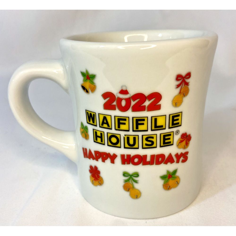 2022‎ WAFFLE HOUSE Happy Holidays Wilson Waffle Elf Christmas Coffee Cup/Mug
